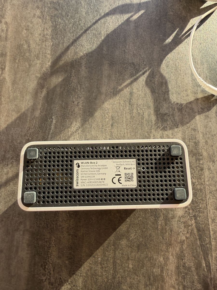 Amplificateurs: Swisscom W-Lan Box 2 – D'occasion à Erlenbach ZH par Totti101 1