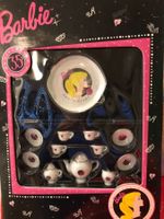 barbie Jubiläum Porzellan Geschirr für Puppenhaus