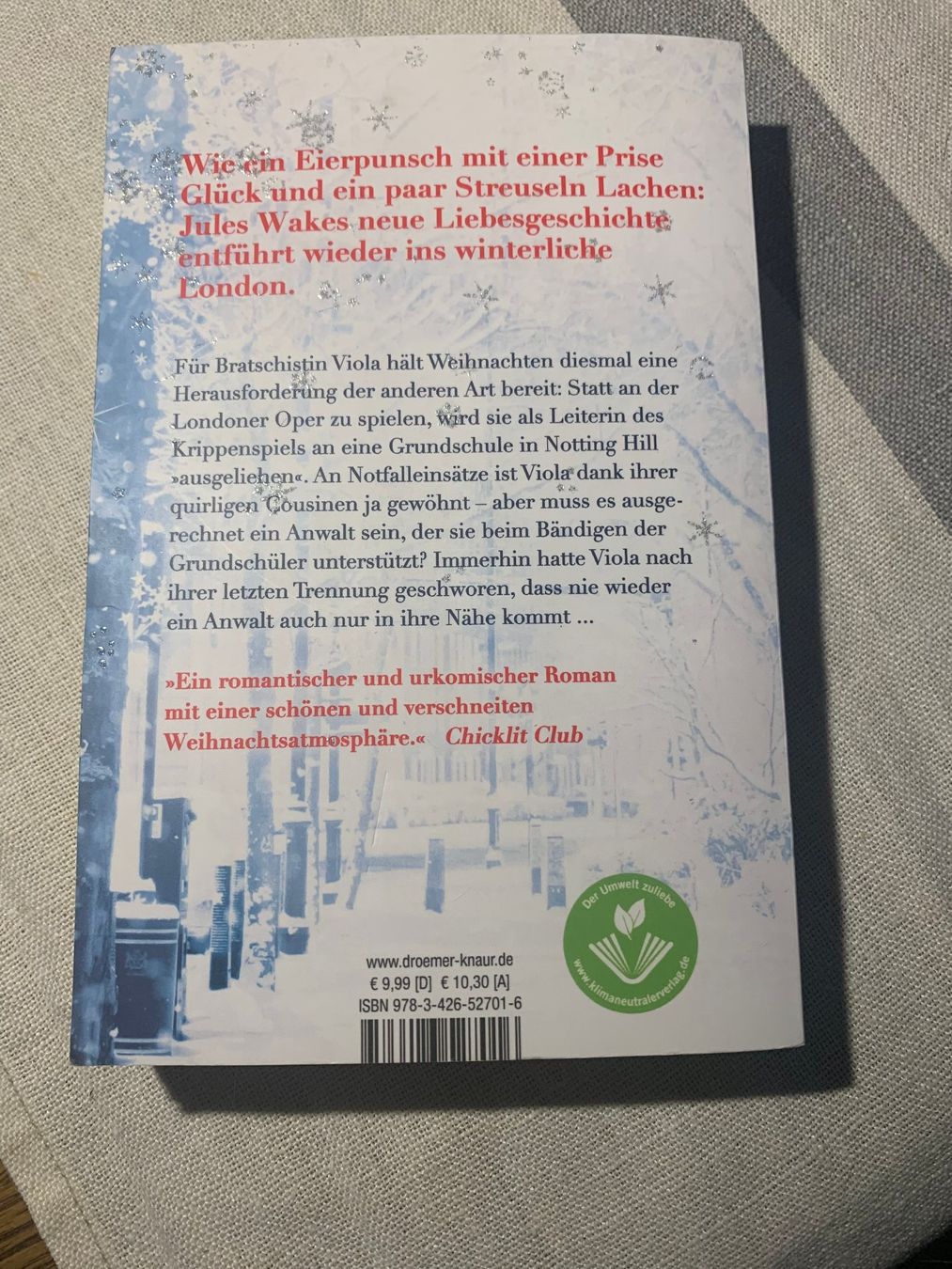Bücher: Jules Wake, Notting Hill im Schnee, Roman – Gebraucht aus St. Gallen von Miousch 1