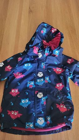 Regenjacke gefüttert Eule Gr. 122/128
