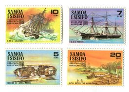 Briefmarken "Schiffe". Samoa i Sisifo.