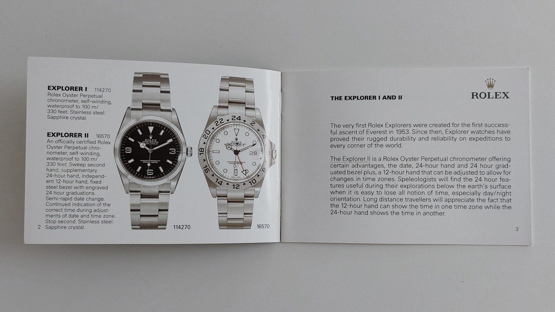 Rolex Orologi: Rolex Booklet 2005 Explorer ENG VINTAGE – Usato da St. Gallen venduto da shatcy 1