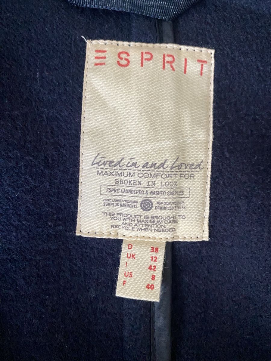 Esprit Giacche: Esprit Übergangsjacke, blau kariert, Gr. 38 – Usato da Hünenberg See venduto da lar_9zjk 3