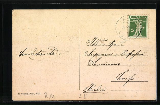 Cartoline postali: AK Wald, Kirche im Ortsbild – Usato da Berlin venduto da bartko-reher 1