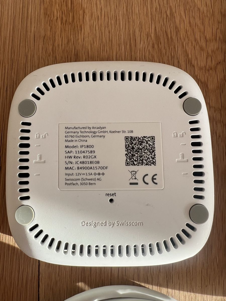 Receiver: Swisscom TV Box Model: IP1800 – Gebraucht aus Wasen im Emmental von S3R 1