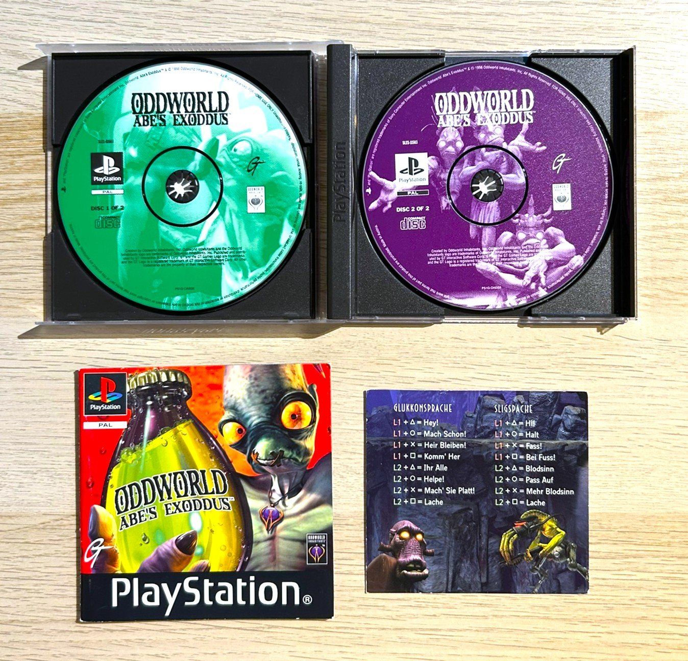 Sony Giochi: Oddworld: Abes Exoddus PS1 – Usato da St. Gallen venduto da Alpine.Arcade 2