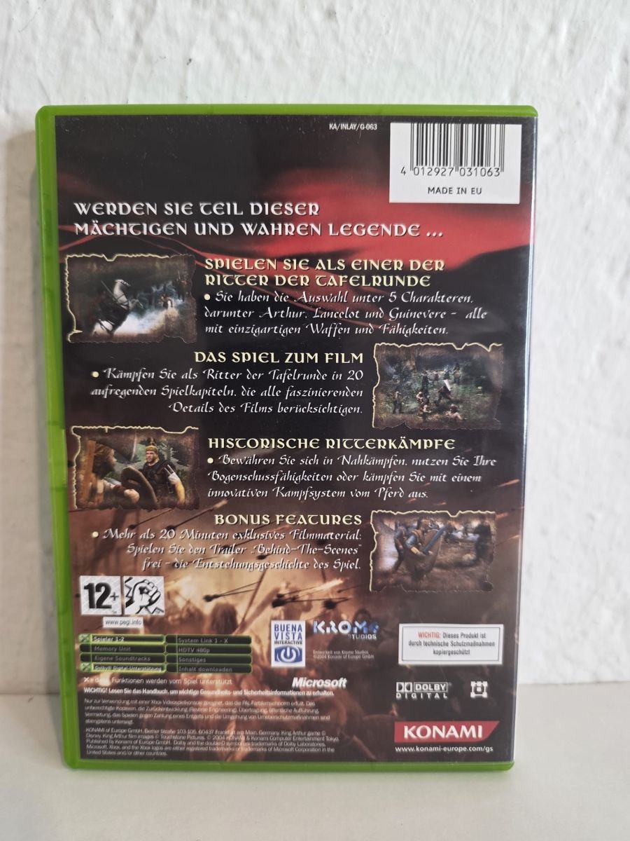 Spiele: King Arthur Xbox Game - Great Condition for Retro Fun! – Gebraucht aus Ehrendingen von bubulence 1