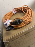 Extension Cord Orange 10A 250V 3-Pin Plug