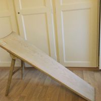 Antikes Holz Waschbrett für Leintücher