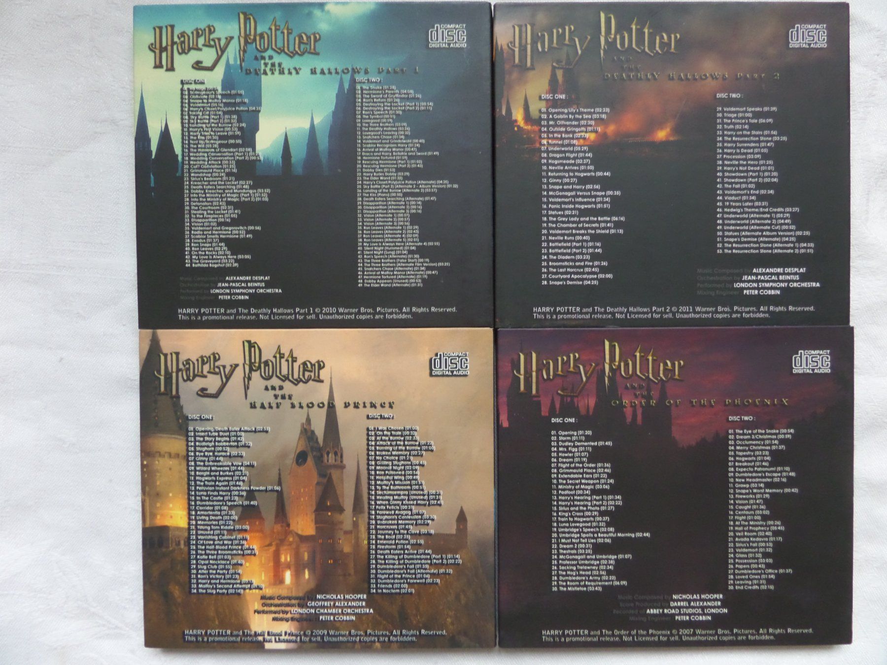 CD: Desplat/Hooper - Harry Potter - 8 X CD – Usato da Genève venduto da CDLPBookS 1