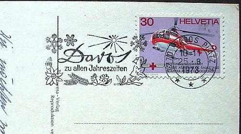 Cartoline postali: DAVOS mit Tinzenhorn – Usato da Jona venduto da philajona 1