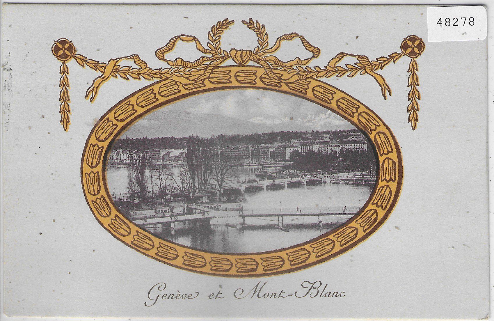 Ansichtskarten: Geneve et Mont-Blanc – Gebraucht aus Ettingen von Kartenplanet