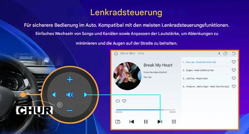 Sistemi audio & multimediali: VW Touareg 7L & Multivan T5 (2003-2015) Multimedia Player – Nuovo e nell'imballaggio originale da Chur venduto da shop.chur 4