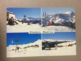 AK Klosters Madrisa Skigebiet mehrbildrig 1975