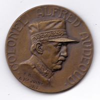Médaille Genève 1919 Colonel Audéoud Mobilisation 1914-1918
