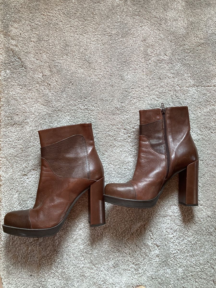 Scarpe da donna: Bottines en cuir Made in Italy – Usato da Ardon venduto da hel_2sxp 8