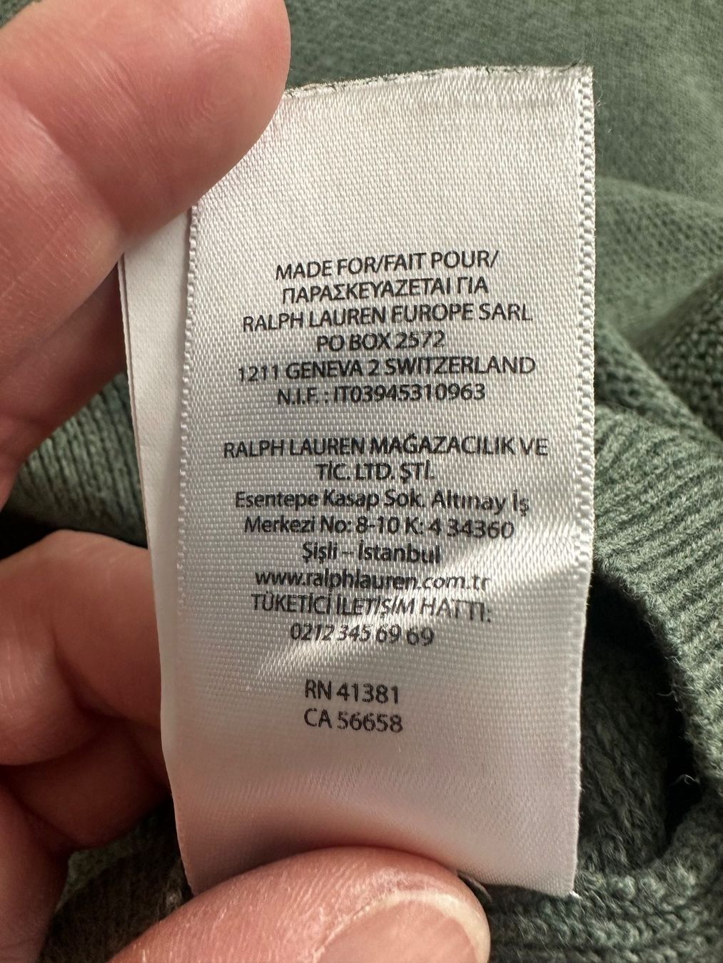 Polo Ralph Lauren Pullover & Sweatshirts: Pullover grün Polo Ralph Lauren Grösse M – Gebraucht aus Bülach von Jubet 3