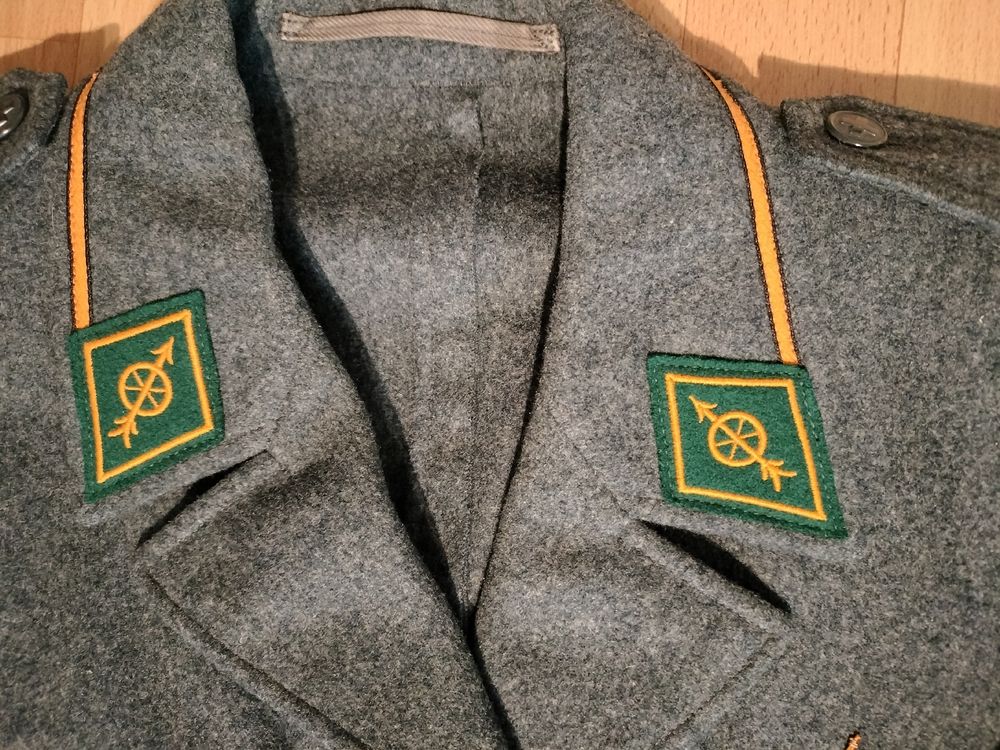 Vintage 60er Jahre Schwedische Militär Motorradjacke