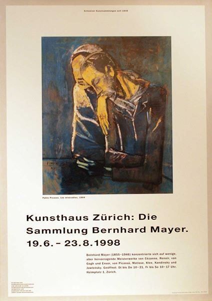 Poster & Bilder: Pablo Picasso, Kunsthaus Zürich – Neu (gemäss Beschreibung) aus Bern von Vintage-Art-Poster