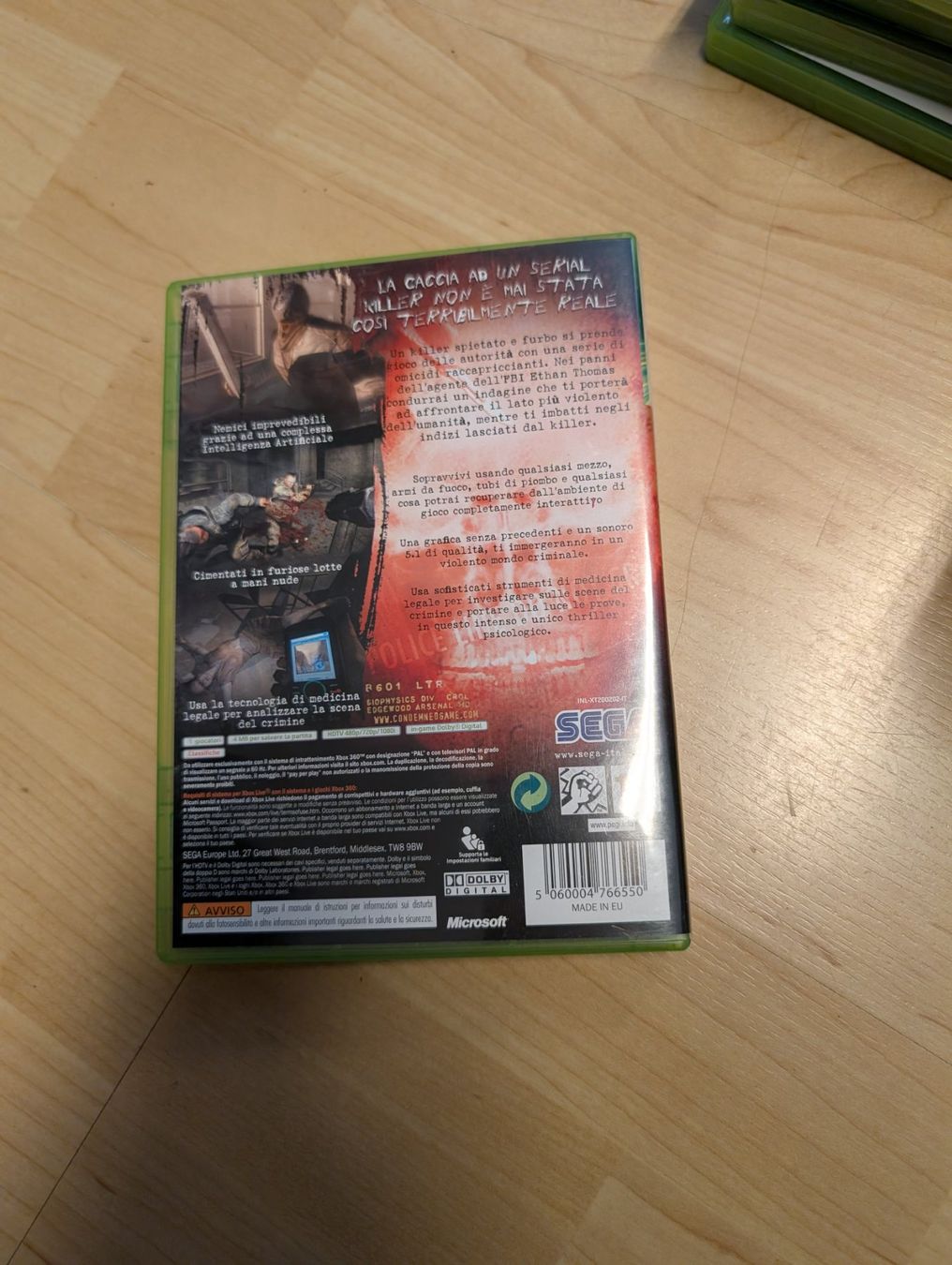 Jeux: Condemned Microsoft Xbox 360 – D'occasion à Giubiasco par Tici__nerd_Giubiasco 1