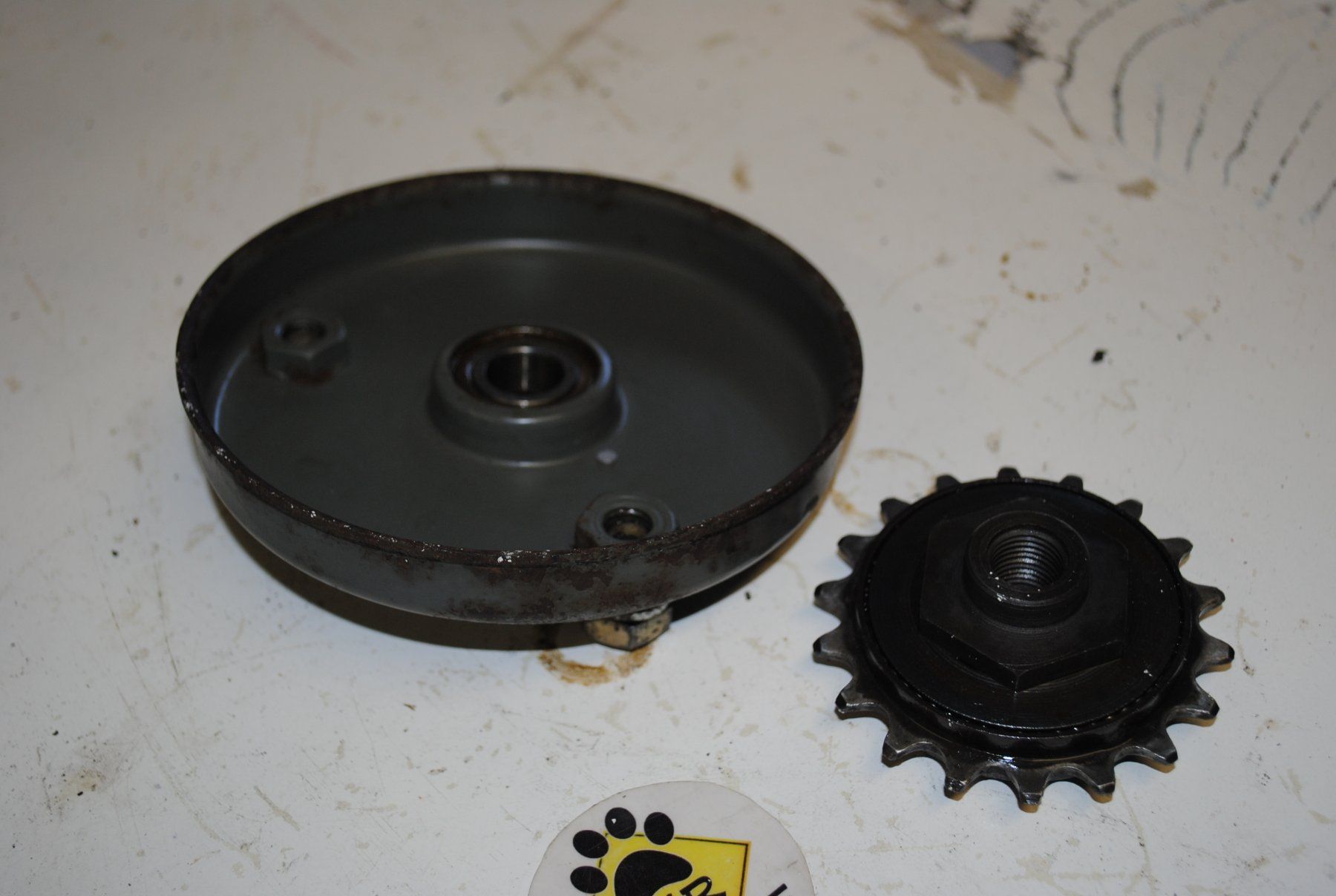 Piaggio Parti ricambio per ciclomotori: Radlager - Platte Piaggio Boxer original mit Freilauf – Usato da Subingen venduto da Baergarage 7