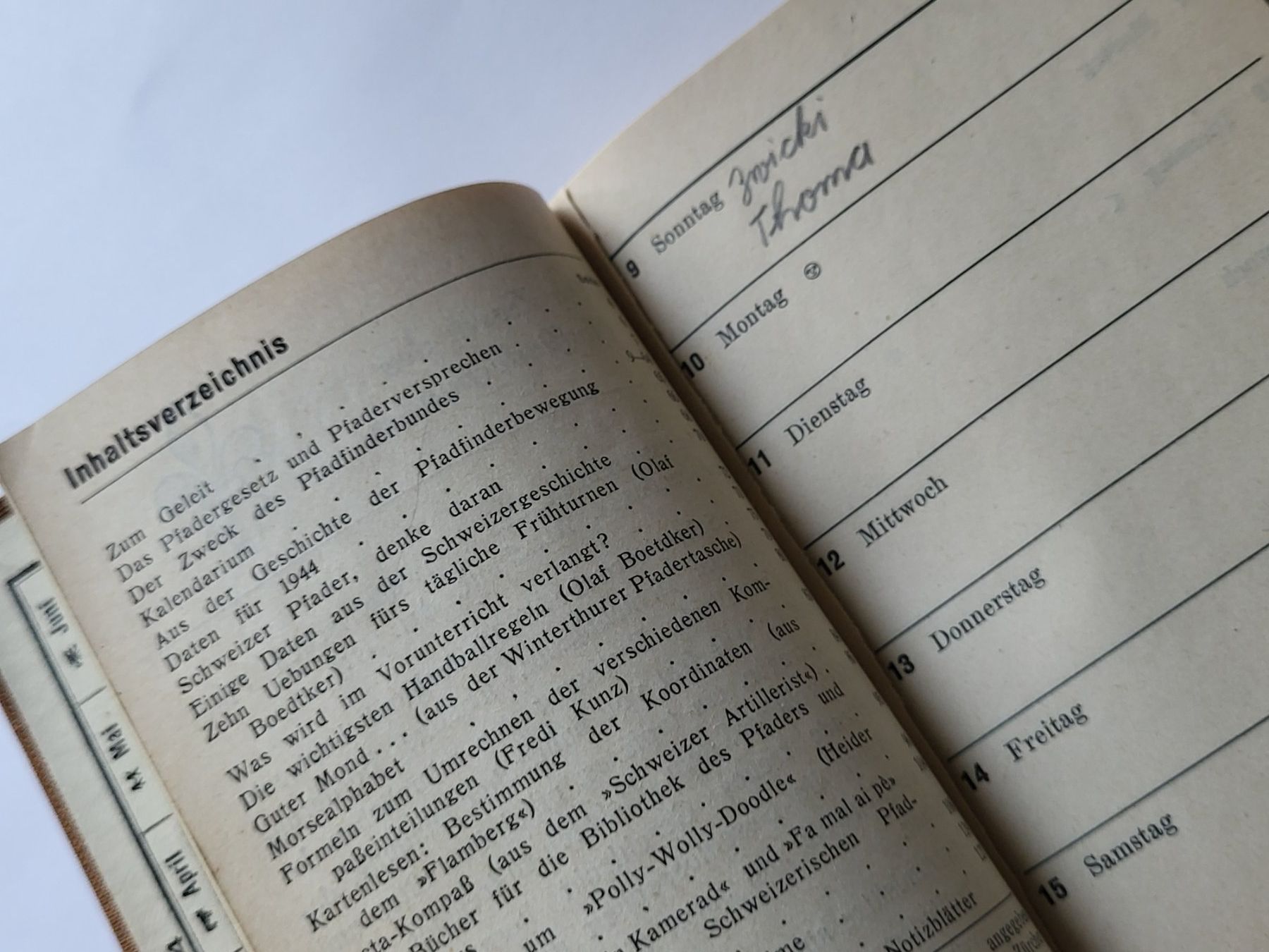 Libri: Pfadi: Schweizerischer Pfadfinder-Kalender 1944 – Usato da Münchenbuchsee venduto da Elykinley 7