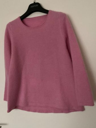 Warmer Kaschmir Pullover Gr S/XS rosa