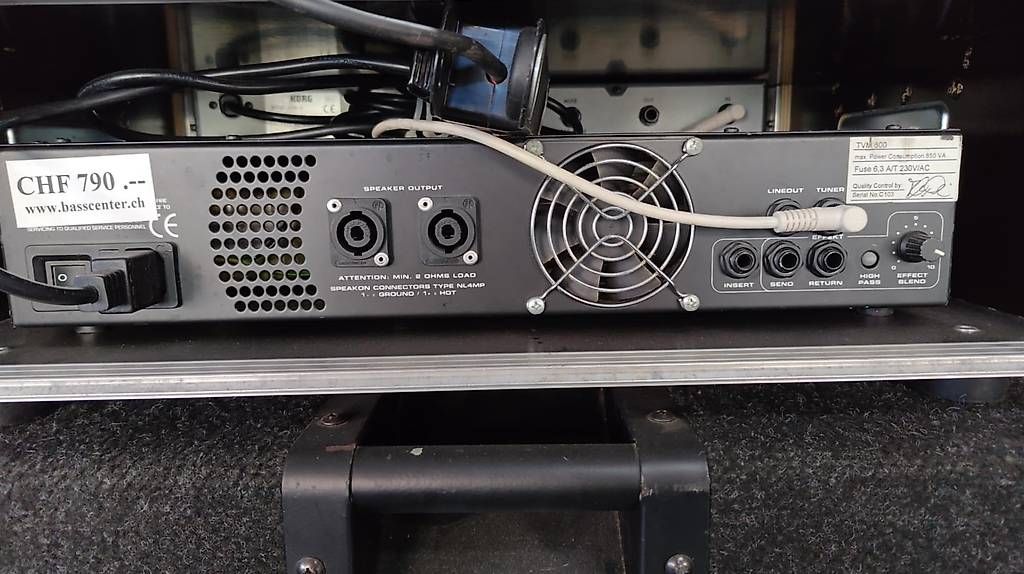 Amplificatori: Tech TVM 600 Bass Equipment – Usato da Schlieren venduto da Basscenter 2