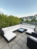 Gartenlounge Poly Rattan mit Tisch