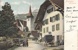 Frutigen   BE    -    Dorfpartie        um  1 9 0 3