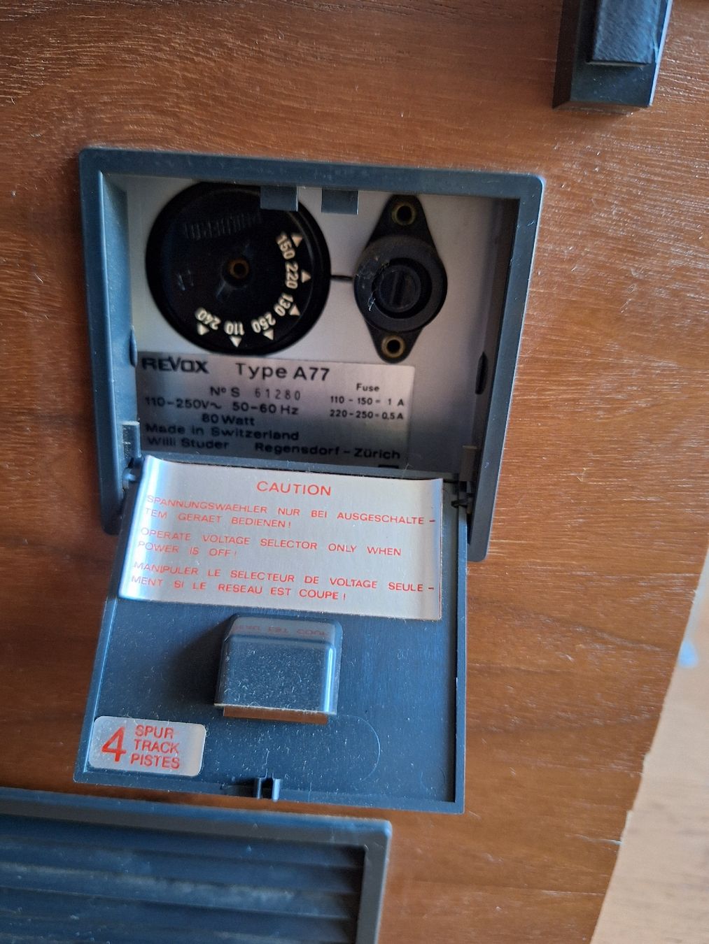 Revox Bandmaschinen: Revox A77 – Defekt aus Genolier von Antoine30 3