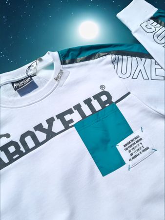 ORIGINAL/Sweat Homme (XL)"Boxeur des Rues"(80% Coton)