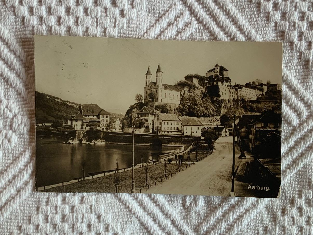 Cartoline postali: Alte Ansichtskarte von Aarburg 1920 – Usato da Vellerat venduto da joromaur