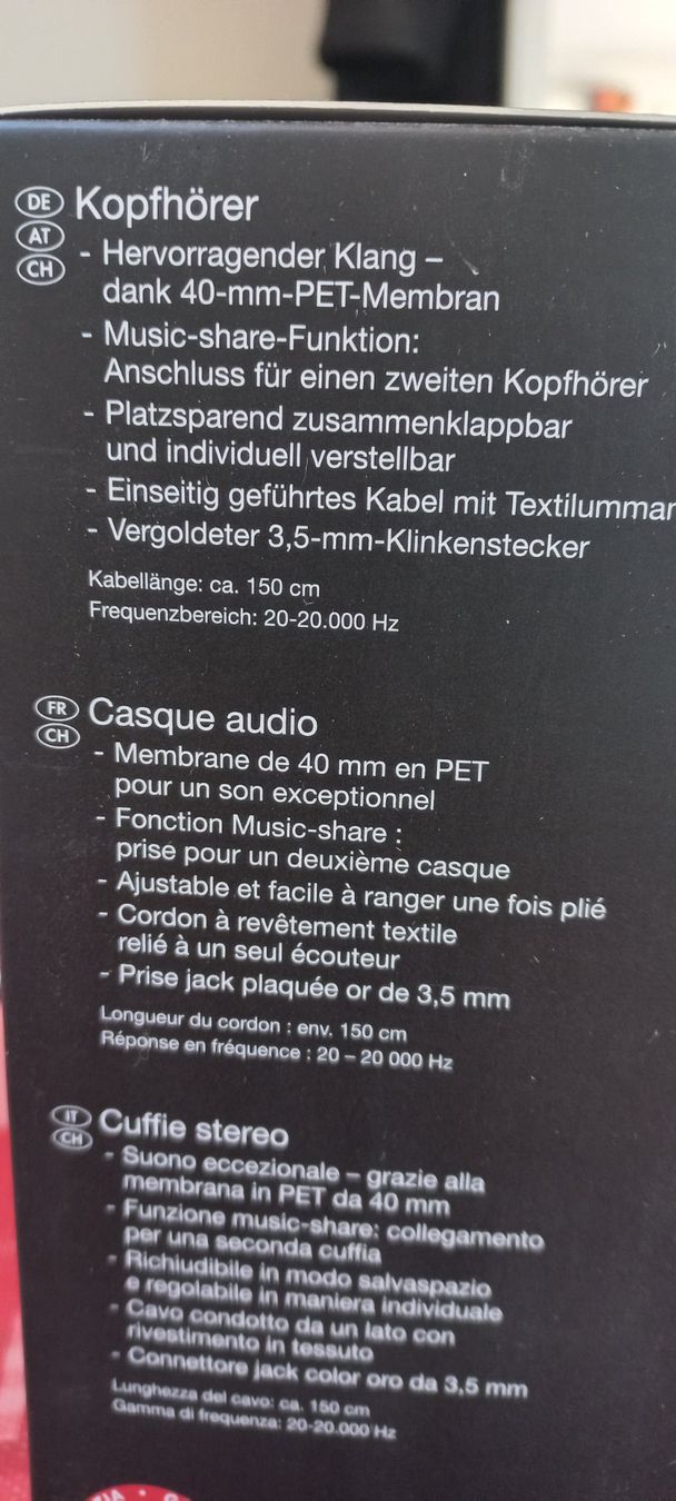 SilverCrest Cuffie: Absolutes Klangerlebnis – Nuovo e nell'imballaggio originale da Aefligen venduto da uwe_n2vk 1