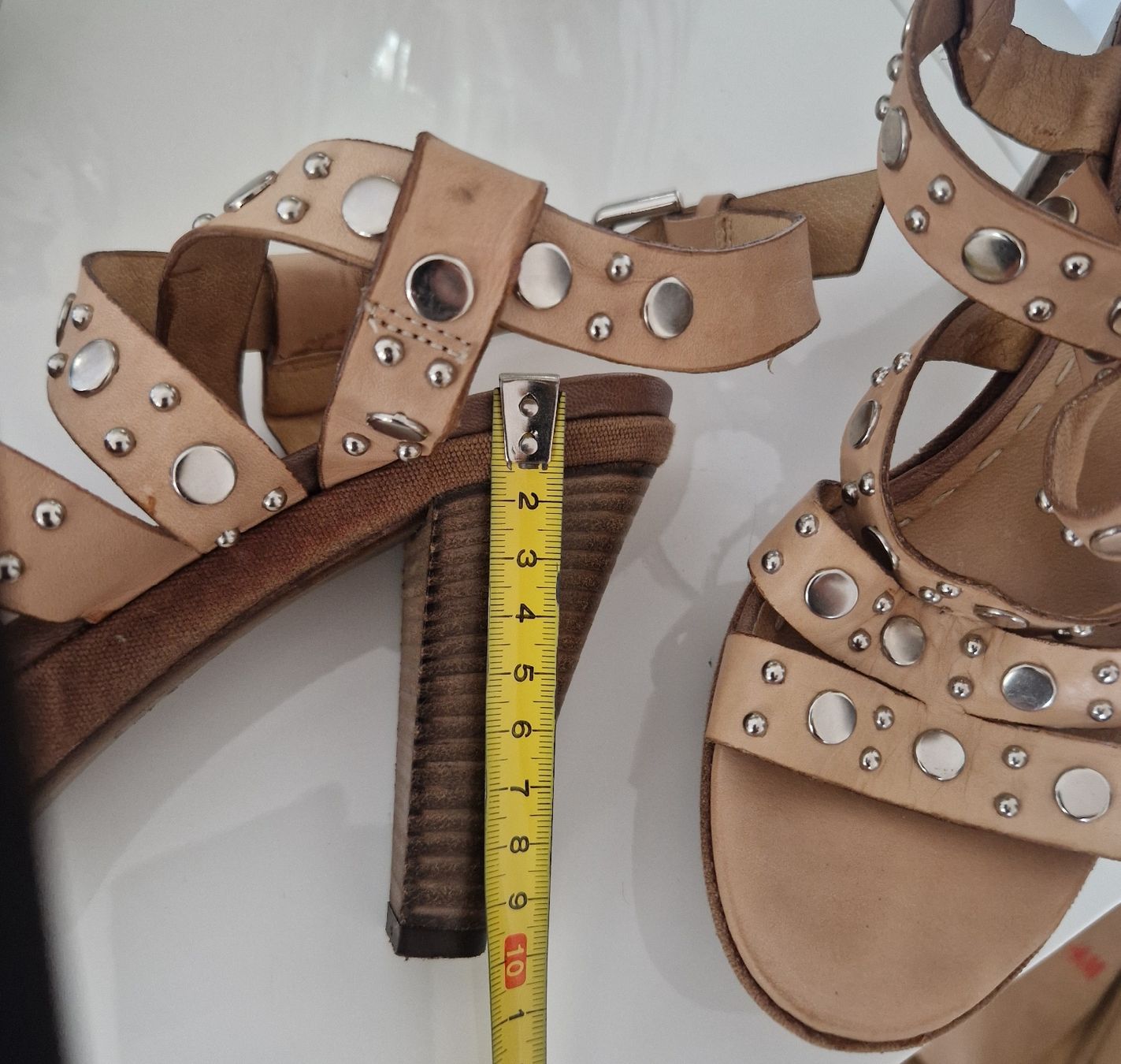 Damenschuhe: High Heels Sandale mit Nieten von Passito – Gebraucht aus Küsnacht ZH von 2011_ 7