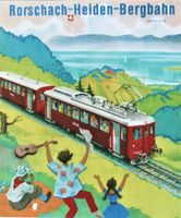 RORSCHACH-HEIDEN-BERGBAHN 1952 - Original Plakat