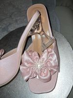 Elegante Sommer-Sandalen mit Schleife, Rosa, Grösse 39