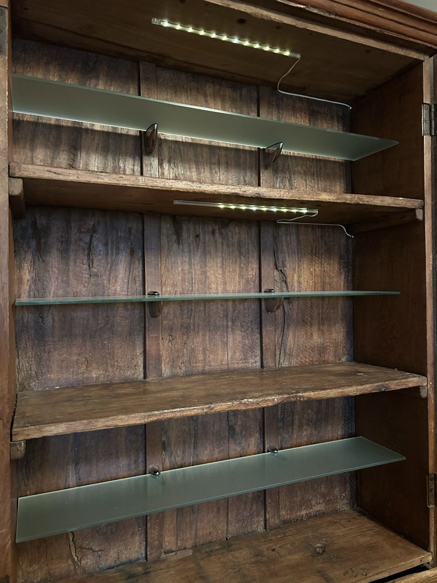 Vetrine: Vitrine ancienne en bois avec éclairage LED intégré – Usato da Lens venduto da davirg 1