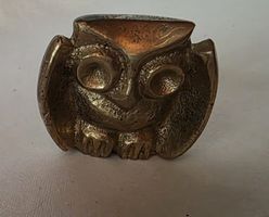 Eule Figur Kupfer siehe Foto 