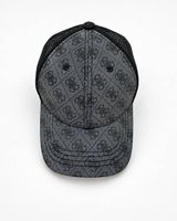 Guess Monogram Trucker Cap Schwarz/Grau