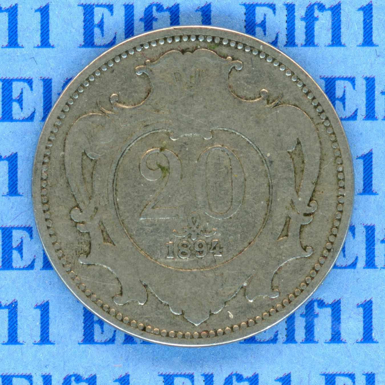 Tutti le monete: ATK___0.20 1894 -ss 20 Heller – Usato da Widnau venduto da Elf11