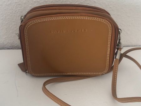 David Jones Handtasche in Cognac – Neu Nr.11