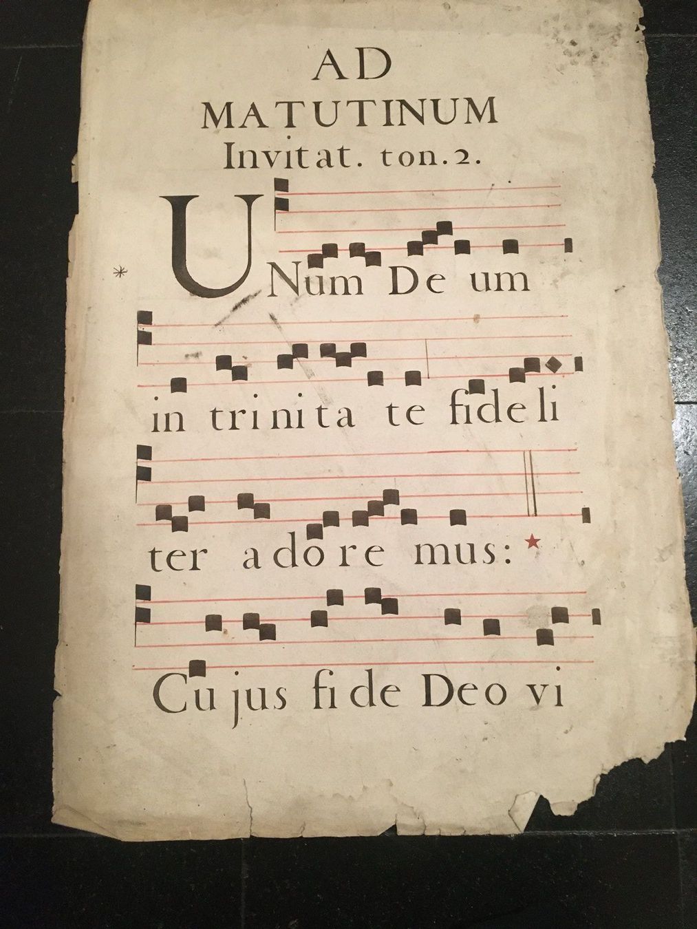 Carta: Antikes Notenblatt, Papier – Usato da Uster venduto da jelk