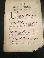 Antikes Notenblatt, Papier