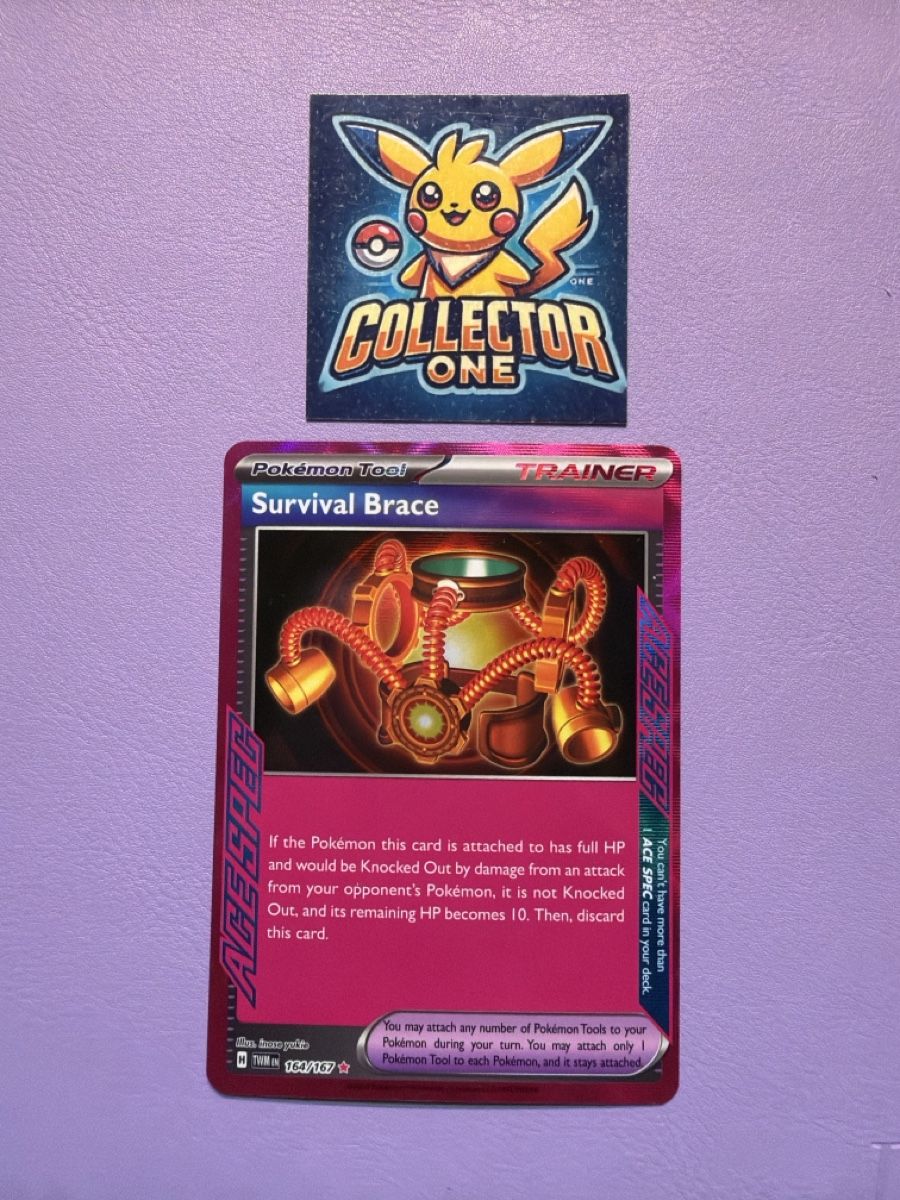 Pokémon Sammelbilder & Trading cards: Pokemon Survival Brace Pink Poki Kart rare – Neu (gemäss Beschreibung) aus Lommiswil von CollectorOne