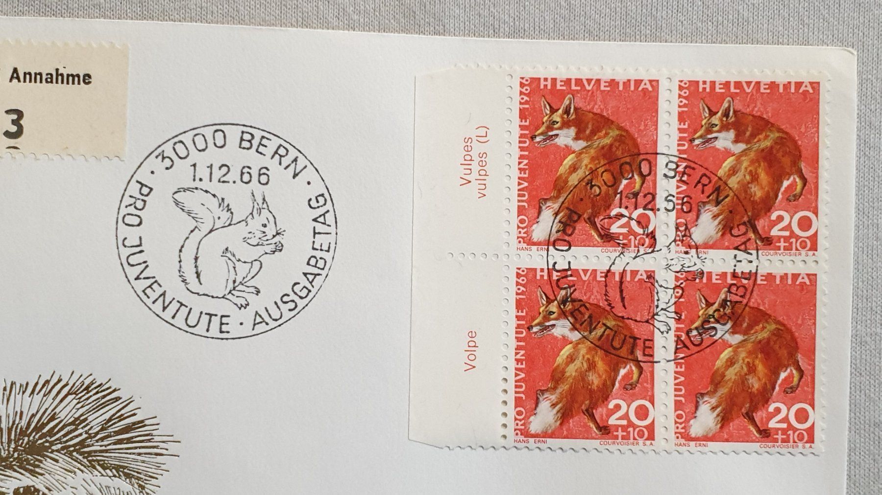 Tutti i francobolli: (356) 5 Pro Juventute Briefe von 1966 – Usato da Schwarzhäusern venduto da Inot3 6