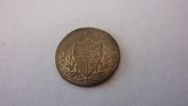 Kantonalmünze : Kanton Aargau , 1/2 Batzen  1815 ,sehr schön