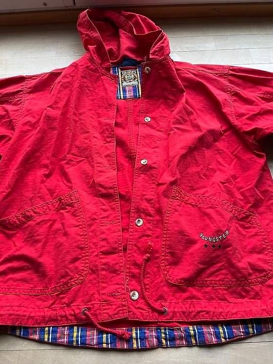 Giacche: Rote Herbst Jacke aus Jeansstoff – Usato da Luzern venduto da nad_2my8 2