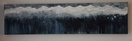 Winterlandschaft  Gemälde  Handgemalt 20×80