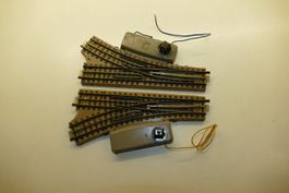 Märklin H0: Uraltgleis-Weichenpaar Einheit 1
